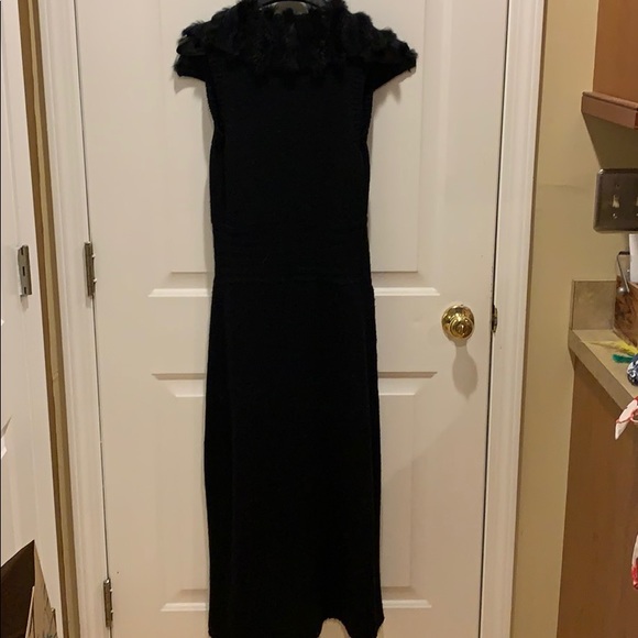 Black sweater full length sweater coat - Picture 5 of 5